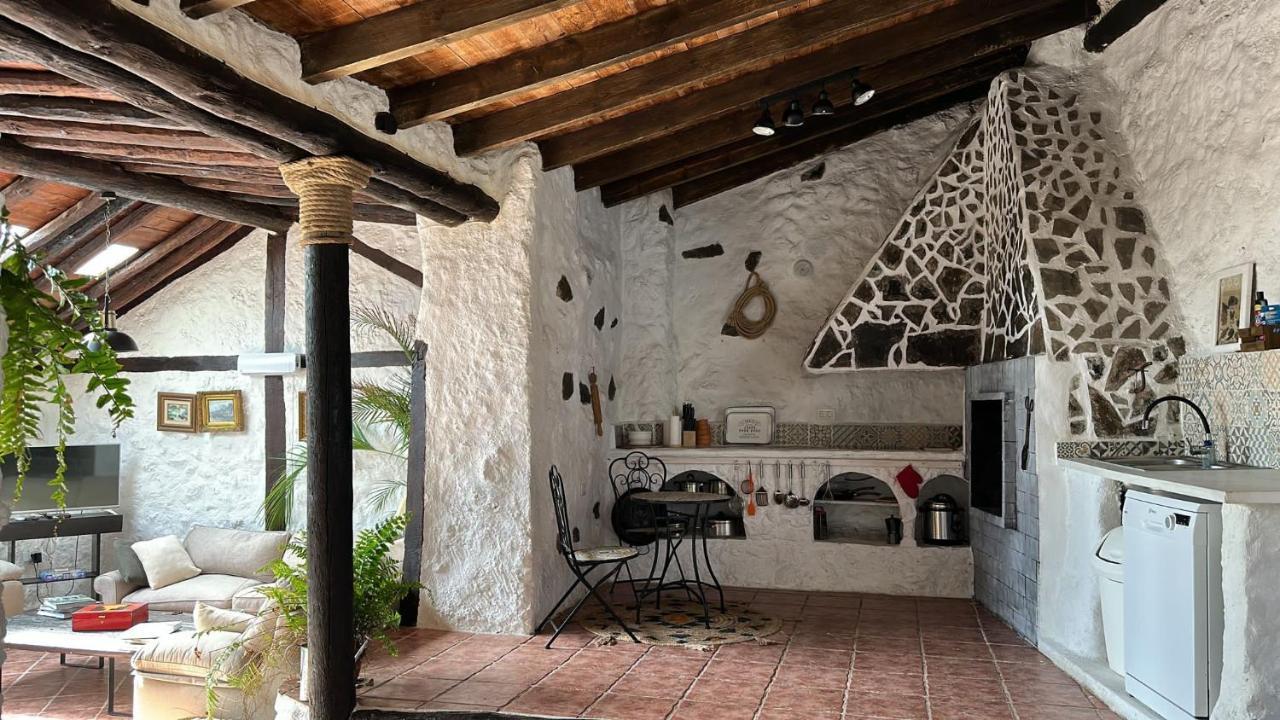 Casa Mara Casa Rural Con Terraza, Barbacoa Y Vistas Al Teide El Tanque Esterno foto
